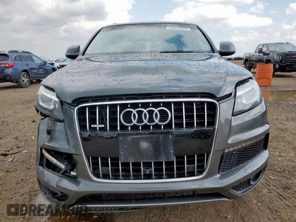 2015 Audi Q7 S line Prestige with VIN WA1DGAFE8FD013354, listed as a Copart auction lot 59822655 with 110,464 mi miles and Salvage title. Bid and sale history available at DreamBid. Image 5.
