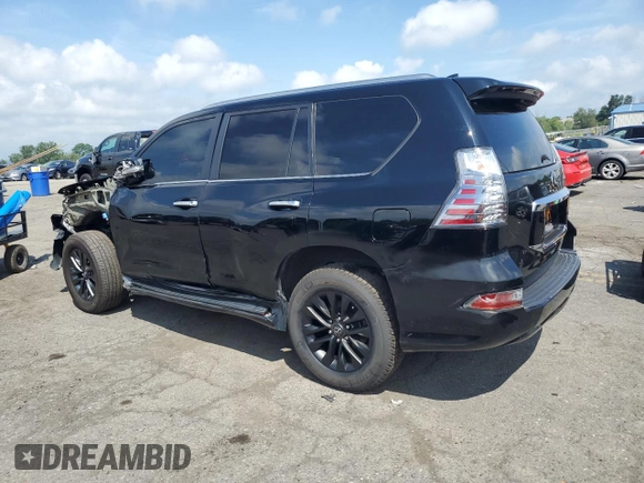 2021 Lexus GX 460 Premium with VIN JTJAM7BX4M5274514, listed as a Copart auction lot 65329455 with 46,051 mi miles and Salvage title. Bid and sale history available at DreamBid. Image 2.