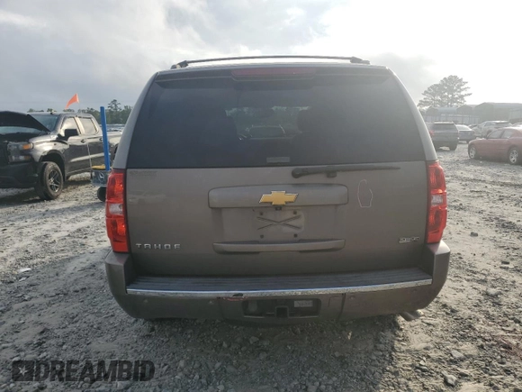2012 Chevrolet Tahoe LTZ with VIN 1GNSCCE0XCR110507, listed as a Copart auction lot 54269535 with 193,499 mi miles and Salvage title. Bid and sale history available at DreamBid. Image 6.