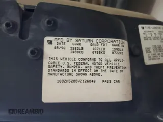 1997 Saturn SL with VIN 1G8ZH5288VZ126846, listed as a Copart auction lot 47024465 with 152,336 mi miles and Salvage Title. Bid and sale history available at carsss.com. Image 12.