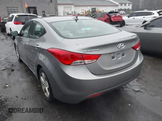 2012 Hyundai Elantra Limited with VIN KMHDH4AE0CU198325, listed as a IAAI auction lot 41938155 with 163,586 mi miles. Bid and sale history available at carsss.com. Image 3.