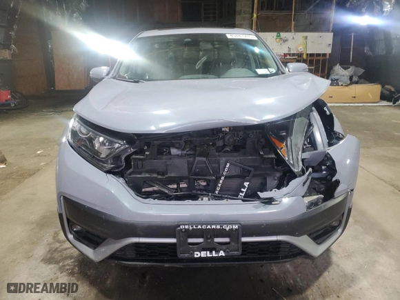 2022 Honda CR-V EX-L with VIN 2HKRW2H87NH607227, listed as a Copart auction lot 49443705 with 44,942 mi miles and Salvage Title. Bid and sale history available at carsss.com. Image 5.