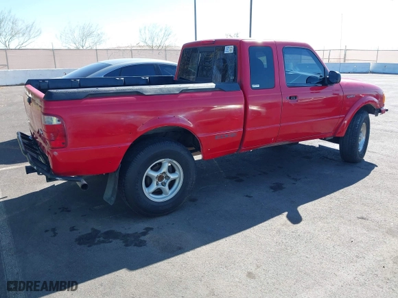 2001 Ford Ranger XL Fleet with VIN 1FTZR15U61PA58878, listed as a IAAI auction lot 41659216 with 233,560 mi miles. Bid and sale history available at carsss.com. Image 4.