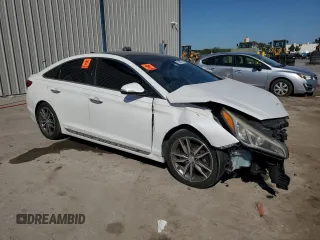 2015 Hyundai Sonata Sport with VIN 5NPE34AB2FH073595, listed as a Copart auction lot 53607015 with 281,337 mi miles and Salvage Title. Bid and sale history available at carsss.com. Image 4.