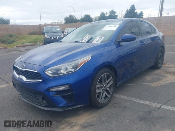 2019 Kia Forte S with VIN 3KPF34AD8KE022803, listed as a IAAI auction lot 41804321 with 80,456 mi miles. Bid and sale history available at carsss.com. Image 2.