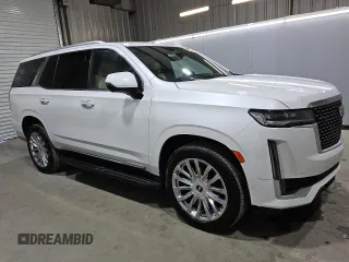2023 Cadillac Escalade 4WD Premium Luxury z VIN 1GYS4BKL3PR323412, wystawiony jako Copart lot #49742655 z przebiegiem 42 761 mil mil oraz Tytuł czysty. Historia ofert i sprzedaży dostępna na DreamBid. Obrazek 4.