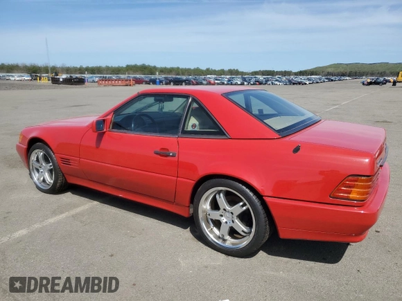 1992 Mercedes-Benz 500 z VIN WDBFA66E5NF054023, wystawiony jako Copart lot #51841895 z przebiegiem 25 505 mil mil oraz Tytuł czysty. Historia ofert i sprzedaży dostępna na DreamBid. Obrazek 2.