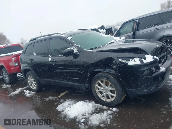 2017 Jeep Cherokee Sport with VIN 1C4PJMAB3HW599844, listed as a IAAI auction lot 41612508 with 112,237 mi miles. Bid and sale history available at carsss.com. Image 13.