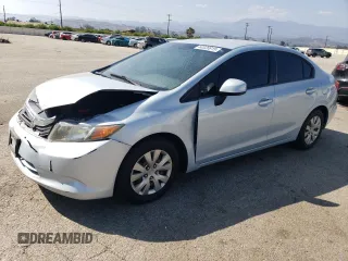 2012 Honda Civic LX z VIN 2HGFB2F56CH524788, wystawiony jako Copart lot #60326815 z przebiegiem 160 271 mil mil oraz Szkoda całkowita • Salvage title. Historia ofert i sprzedaży dostępna na DreamBid. Obrazek 1.