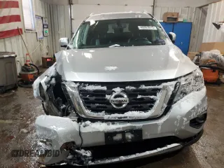 2019 Nissan Pathfinder SV with VIN 5N1DR2MM7KC619238, listed as a Copart auction lot 46603615 with 112,243 mi miles and Salvage Title. Bid and sale history available at carsss.com. Image 5.