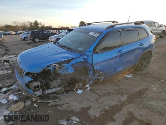 2020 Jeep Cherokee Altitude with VIN 1C4PJMLN4LD540684, listed as a Copart auction lot 42786025 with 74,541 mi miles and Salvage Title. Bid and sale history available at carsss.com. Image 1.