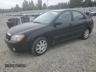 2005 Kia Spectra LX z VIN KNAFE121155165277, wystawiony jako Copart lot #55357155 z przebiegiem Nie podano mil oraz Czysty tytuł • Clean title. Historia ofert i sprzedaży dostępna na DreamBid. Obrazek 1.