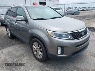 2014 Kia Sorento EX with VIN 5XYKU4A75EG534998, listed as a IAAI auction lot 42705909 with 197,364 mi miles and . Bid and sale history available at DreamBid. Image 1.