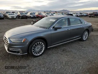 2020 Audi A8 z VIN WAU8EAF84LN002541, wystawiony jako Copart lot #81695004 z przebiegiem 53 115 mil mil oraz Szkoda całkowita • Salvage title. Historia ofert i sprzedaży dostępna na DreamBid. Obrazek 1.