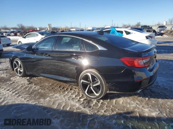 2022 Honda Accord Sedan Sport SE with VIN 1HGCV1F4XNA044816, listed as a Copart auction lot 88317935 with 44,106 mi miles and Salvage Title. Bid and sale history available at carsss.com. Image 2.