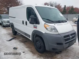 2016 Ram ProMaster Cargo with VIN 3C6TRVAG8GE108810, listed as a IAAI auction lot 41191411 with 154,197 mi miles and . Bid and sale history available at DreamBid. Image 1.
