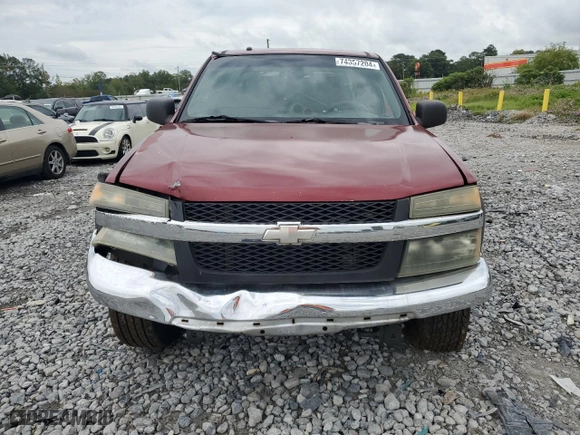 2006 Chevrolet Colorado LT w/3LT with VIN 1GCDS136468166338, listed as a Copart auction lot 74357204 with 264,078 mi miles and Salvage Title. Bid and sale history available at carsss.com. Image 5.