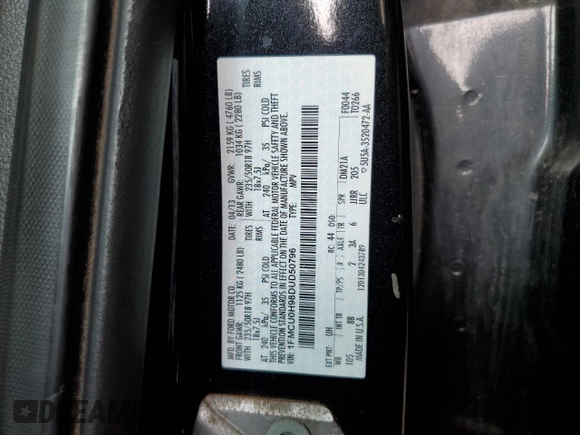 2013 Ford Escape SEL with VIN 1FMCU0H98DUD50796, listed as a Copart auction lot 64014515 with 209,791 mi miles and Salvage title. Bid and sale history available at DreamBid. Image 13.