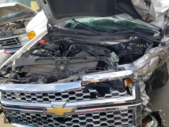 2015 Chevrolet Silverado 1500 LT with VIN 1GCRCREC6FZ191272, listed as a Copart auction lot 59395042 with Not Provided miles and Salvage Title. Bid and sale history available at DreamBid. Image 7.