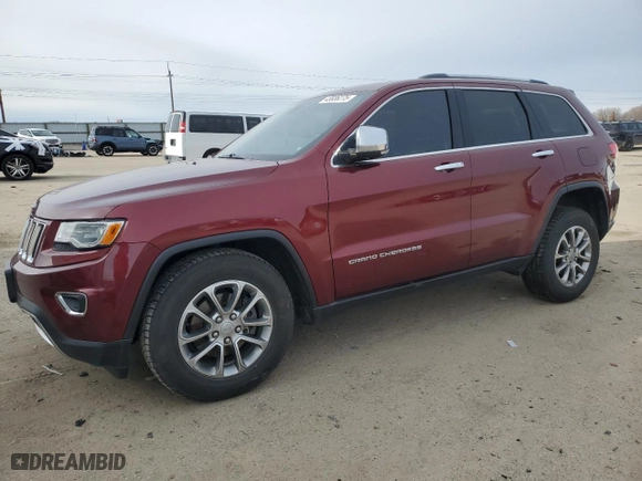 2016 Jeep Grand Cherokee Limited 75th Anniversary with VIN 1C4RJFBG0GC381956, listed as a Copart auction lot 43836275 with 98,504 mi miles and Salvage Title. Bid and sale history available at carsss.com. Image 1.
