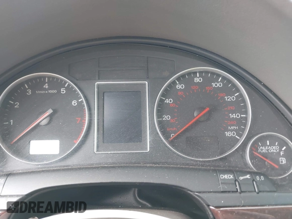 2003 Audi A4 3.0L with VIN WAULT68E23A254280, listed as a IAAI auction lot 42492694 with Not provided miles and . Bid and sale history available at DreamBid. Image 7.