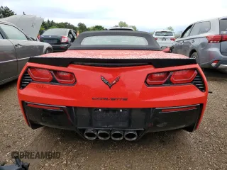 2017 Chevrolet Corvette Z51 2LT with VIN 1G1YK3D72H5121674, listed as a Copart auction lot 53059704 with 27,634 mi miles. Bid and sale history available at carsss.com. Image 6.