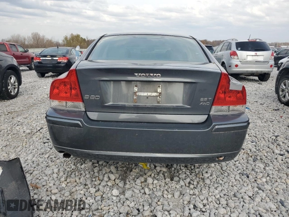 2007 Volvo S60 2.5L Turbo with VIN YV1RH592X72618081, listed as a Copart auction lot 77855534 with 178,360 mi miles and Clean Title. Bid and sale history available at carsss.com. Image 6.