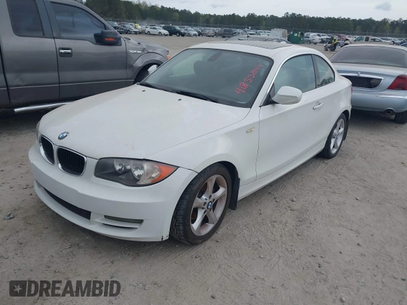 2010 BMW 1 Series 128i with VIN WBAUP9C58AVL89335, listed as a IAAI auction lot 41853847 with Not Provided miles and . Bid and sale history available at carsss.com. Image 2.