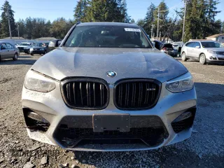 2020 BMW X3 M Competition with VIN 5YMTS0C06LLA57643, listed as a Copart auction lot 41712765 with 0 mi miles and Salvage Title. Bid and sale history available at carsss.com. Image 5.