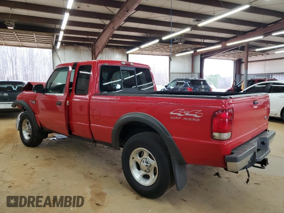 2000 Ford Ranger XLT with VIN 1FTZR15X5YPB92608, listed as a Copart auction lot 48350085 with 153,941 mi miles and Salvage Title. Bid and sale history available at carsss.com. Image 2.
