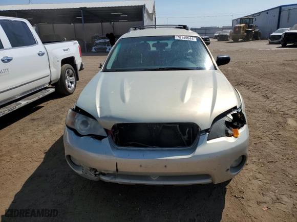 2006 Subaru Legacy Wagon Outback 2.5i with VIN 4S4BP61C167318849, listed as a Copart auction lot 70149544 with 150,893 mi miles and Salvage Title. Bid and sale history available at carsss.com. Image 5.