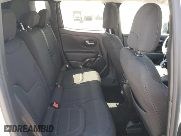 2022 Jeep Renegade Latitude with VIN ZACNJDB12NPN96565, listed as a Copart auction lot 58441965 with 7,162 mi miles and Salvage title. Bid and sale history available at DreamBid. Image 11.