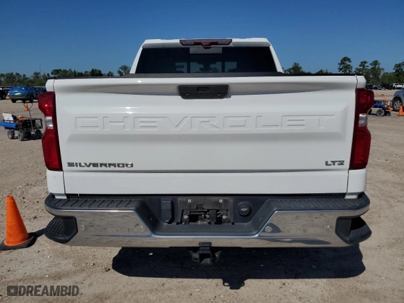 2020 Chevrolet Silverado 1500 LTZ with VIN 1GCPWEED0LZ363243, listed as a Copart auction lot 70749714 with 50,856 mi miles and Salvage Title. Bid and sale history available at carsss.com. Image 6.