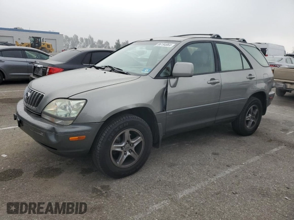 2002 Lexus RX 300 with VIN JTJHF10U020261381, listed as a Copart auction lot 86194964 with 152,403 mi miles and Salvage Title. Bid and sale history available at DreamBid. Image 1.