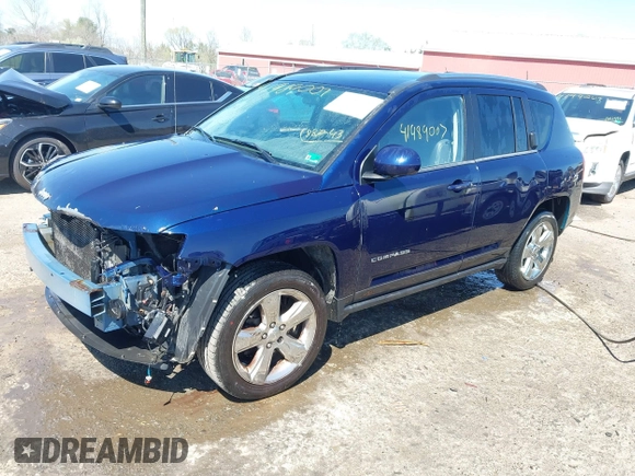 2014 Jeep Compass Latitude with VIN 1C4NJCEB2ED883243, listed as a IAAI auction lot 41989007 with 138,192 mi miles. Bid and sale history available at carsss.com. Image 18.