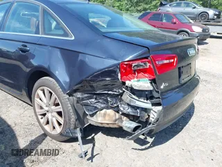 2013 Audi A6 Premium Plus with VIN WAUGFAFCXDN153897, listed as a IAAI auction lot 42622017 with 101,400 mi miles and . Bid and sale history available at DreamBid. Image 6.