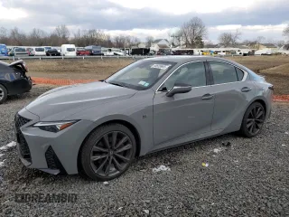 2024 Lexus IS with VIN JTHBZ1E22R5034602, listed as a Copart auction lot 88689965 with 0 mi miles and Salvage Title. Bid and sale history available at carsss.com. Image 1.