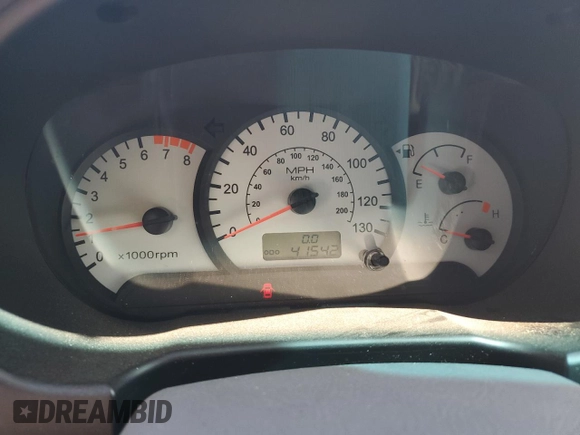 2005 Hyundai Accent GLS with VIN KMHCG35C05U331928, listed as a Copart auction lot 74672614 with 41,542 mi miles and Salvage Title. Bid and sale history available at carsss.com. Image 9.