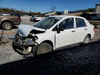 2010 Nissan Versa 1.6 with VIN 3N1CC1AP9AL390903, listed as a Copart auction lot 82046534 with 0 mi miles and Salvage Title. Bid and sale history available at carsss.com. Image 1.