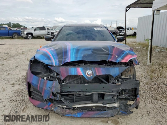 2022 BMW 4 Series M440i xDrive with VIN WBA13AW04NFM16353, listed as a Copart auction lot 61176795 with 39,619 mi miles and Salvage title. Bid and sale history available at DreamBid. Image 5.