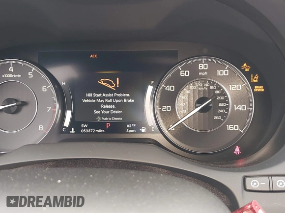 2019 Acura RDX Technology with VIN 5J8TC2H57KL032589, listed as a IAAI auction lot 42458684 with 53,372 mi miles and . Bid and sale history available at DreamBid. Image 13.