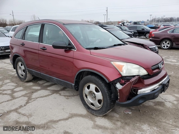 2007 Honda CR-V LX with VIN 5J6RE48357L011402, listed as a Copart auction lot 85162394 with 194,206 mi miles and Salvage Title. Bid and sale history available at carsss.com. Image 4.