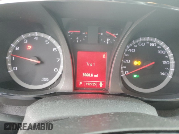 2010 GMC Terrain SLT-2 with VIN 2CTFLHEY7A6346610, listed as a Copart auction lot 44551535 with 192,725 mi miles and Salvage Title. Bid and sale history available at carsss.com. Image 9.