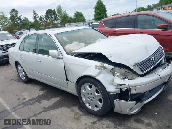 2001 Lexus LS 430 with VIN JTHBN30F110026221, listed as a IAAI auction lot 42022976 with 142,418 mi miles. Bid and sale history available at carsss.com. Image 13.