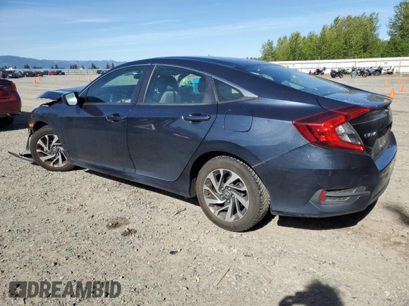 2016 Honda Civic EX with VIN 19XFC2F76GE247803, listed as a Copart auction lot 55691015 with 82,120 mi miles and Salvage Title. Bid and sale history available at DreamBid. Image 2.