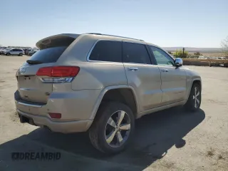 2015 Jeep Grand Cherokee Overland with VIN 1C4RJFCT5FC913728, listed as a Copart auction lot 51605375 with 180,452 mi miles and Salvage Title. Bid and sale history available at carsss.com. Image 3.