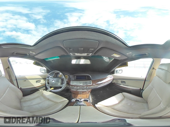 2008 BMW 7 Series 750i with VIN WBAHL83548DT11870, listed as a Copart auction lot 73282444 with Not Provided miles and Salvage Title. Bid and sale history available at DreamBid. Image 13.