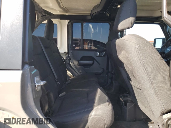 2018 Jeep Wrangler Unlimited Sport S with VIN 1C4HJXDG7JW298738, listed as a Copart auction lot 49312355 with 69,983 mi miles and Salvage title. Bid and sale history available at DreamBid. Image 11.