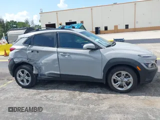 2023 Hyundai Kona SEL with VIN KM8K6CAB3PU062015, listed as a IAAI auction lot 42187191 with 35,599 mi miles. Bid and sale history available at carsss.com. Image 13.