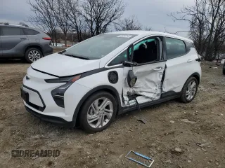 2022 Chevrolet Bolt EV 1LT with VIN 1G1FW6S04N4128193, listed as a Copart auction lot 43833715 with 59,685 mi miles and Salvage Title. Bid and sale history available at carsss.com. Image 1.